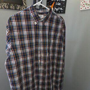 XL Croft & Barrow Blue Plaid Shirt